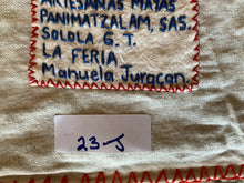 Embroidered Folk Art Tapestry 23-J:  La Feria (The Fair) - Manuela Juracan