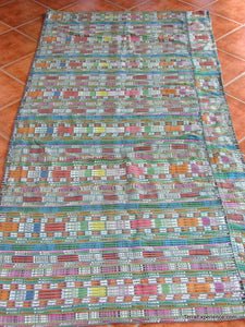 Corte - Multicolored Jaspe Skirt from San Juan Laguna Guatemala C_MJ_003