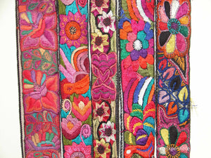 Chichicastenago Sash Belts or Fajas from Guatemala - Rack 18E