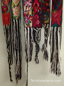 Chichicastenago Sash Belts or Fajas from Guatemala - Rack 18F
