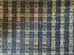 Corte - Indigo Jaspe Skirt Material from Guatemala C_IJ_027