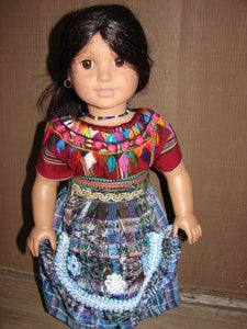 Doll - Patzun  Flowered  18" Doll Outfits