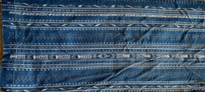 Corte - Indigo Jaspe  Skirt Material from Guatemala C_IJ_025