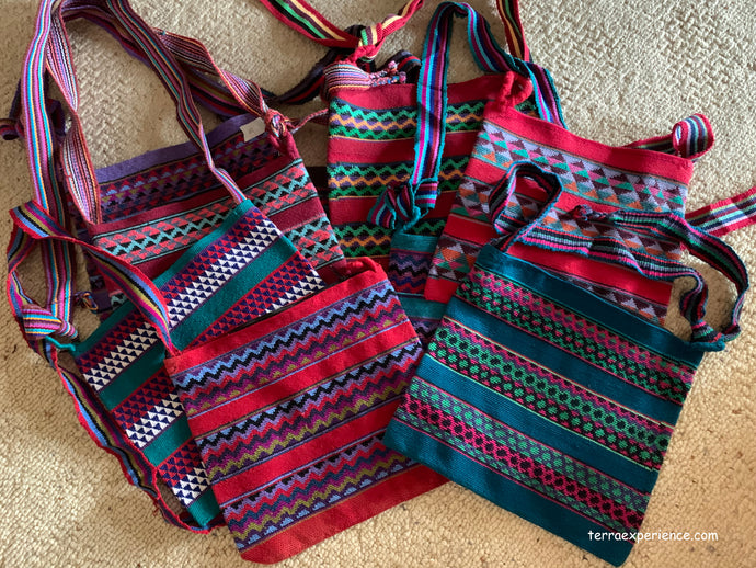 Morrales:  Todos Santos New  Zippered Shoulder Bags  (Crocheted, Many Colors, 12