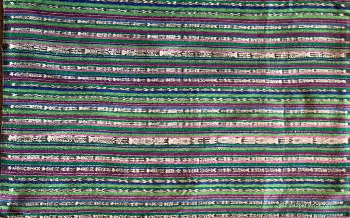 Corte - Multicolored Jaspe Skirt from San Juan Laguna Guatemala C_MJ_17C