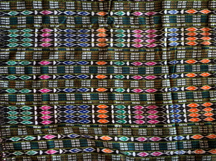 Corte - Multicolored Jaspe Tube Skirt from San Juan Laguna Guatemala C_MJ_17G