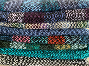 Scarves: Natural Dye Hand Woven Cotton Chinimaya Colors from San Juan La Laguna