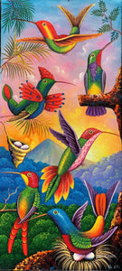 Gregory Coche Mendoza-  Colobri (Hummingbirds)  (P-L-GCM-20E)  12" x 18"
