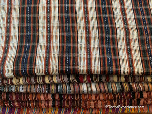 Scarves: Beautiful Woven Cotton Scarves 11" x 50" from San Antonio Palopo, Guatemala